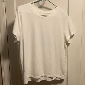 J crew essential white tee